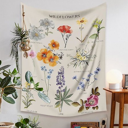 150*200CM Dekorativ Målning Gobeläng Hem Sovrum Dekoration Mu