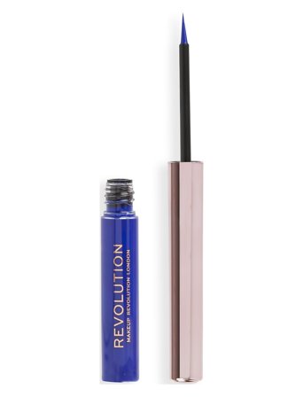 Revolution Beauty London Revolution Super Flick Liquid Eyeliner Blue - Blue - 2.4 ML