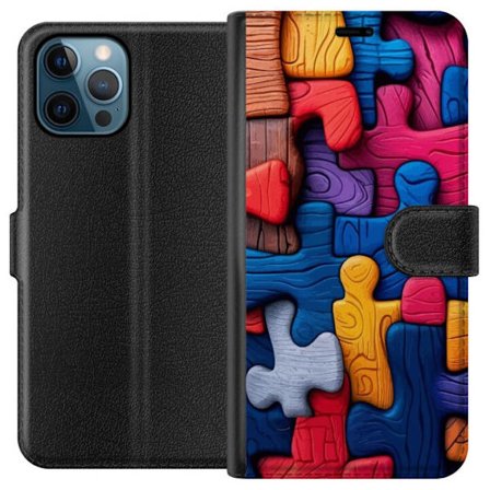 Yhteensopiva Lompakkokotelo Apple Apple iPhone 12 Pro Leikkisä kuvitus Stitchin kanssa vaaleanpunaisissa omenoissa pehmeässä pastellidesignissa, jo