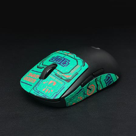 Mouse Grip Tejp Skridsko Handgjord Klistermärke Halkfri Lizard Skin Suc