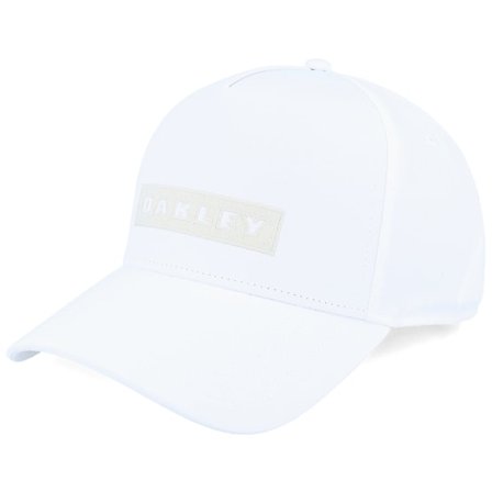 Oakley - Bark White A-Frame Adjustable Adjustable White Cap - @ Hatstore