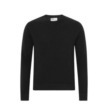 Colorful Standard, Round-neck Knitwear Zwart, Heren, Maat:XL
