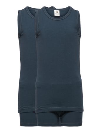 Underwear Set Boxer Boy 2-Pack Underkläderset Blå Müsli By Green Cotton