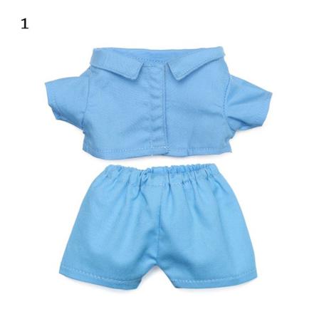 Handgjord Skjorta 20 Cm Dolls Shorts 1 1