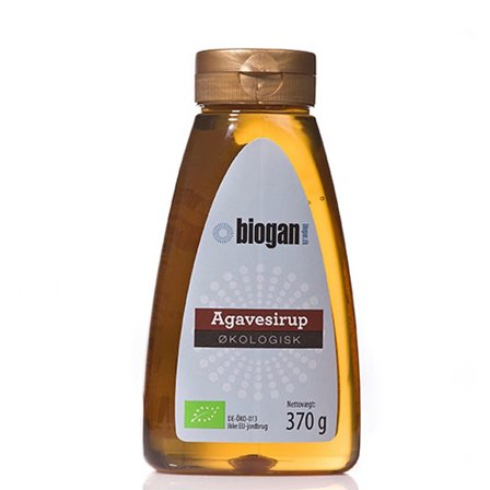 Biogan Agave sirup Ø 350 g, Helse & Madvarer, Sukker & Sødemidler, Sirup & Topping