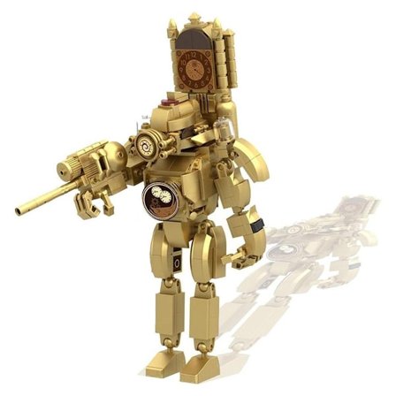 #Play Byggeklosser Titan Clock Man Byggekloss Toalett Stress#