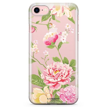 Bjornberry iPhone 7 TPU Skal - Rosor