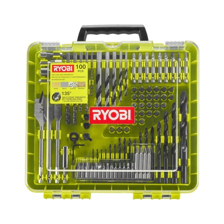 Ryobi RAKDD100 Borr- och bitssats 100 delar, Maskintillbehör & förbrukning