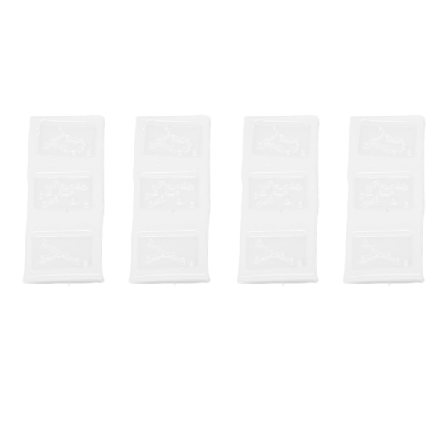 4 kpl silikonimuotti peili kristallitipan liima UV-hartsimuotti reikävapaa 12 horoskooppi riipus silikonimuotti