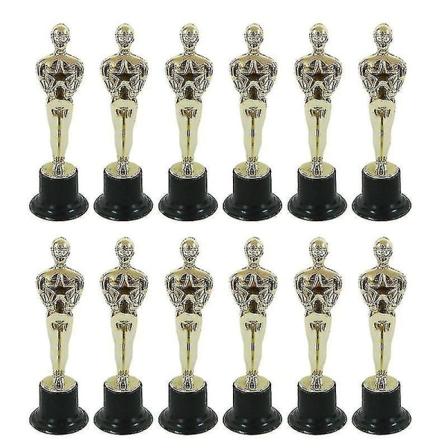 12 stk. Oscar-statuetteforme - Beløn vinderne med storslåede trofæer til ceremonier - Høj kvalitet