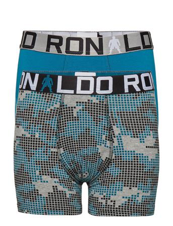 Cr7 Boy's Trunk 2-Pack Night & Underwear Underwear Underpants Multi/mönstrad CR7