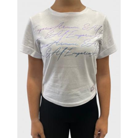 Emporio Armani Ea7, T-Shirts Wit, Dames, Maat:XS