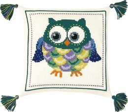 Broderikit Kudde Ugglan Louie