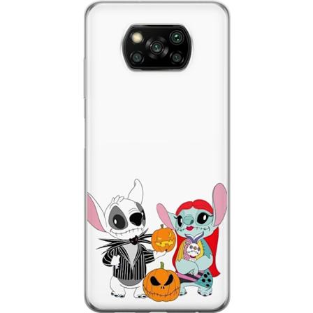 Xiaomi Poco X3 NFC Genomskinligt Skal Stitch familjen addams