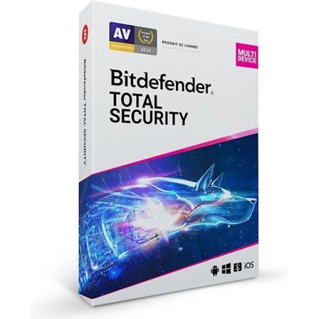 Bitdefender - Total Security 2021-programvara - 5 enheter - 1 år