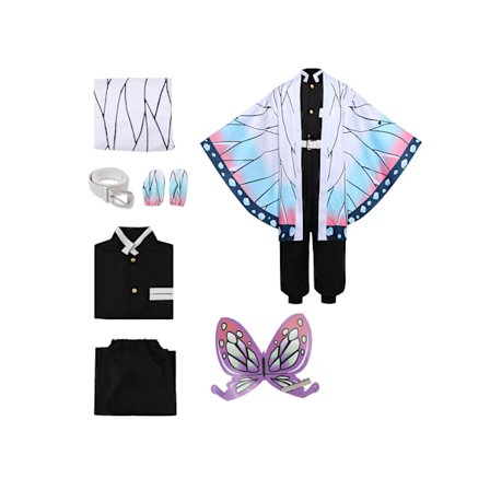 Demon Slayer Cosplay Kostyme | Tanjiro Nezuko Zenitsu Halloween Antrekk*Shinobu Kocho*Barnestørrelse 150 Shinobu Kocho-FF-