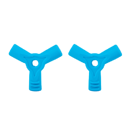 2 kpl Y-muotoinen oikomishoito Aligner Chewies er Supplies Oral Car Blue