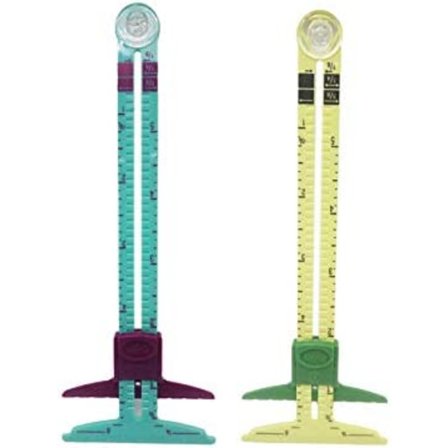 2 stk 5-i-1 skyvelære måleverktøy for sying