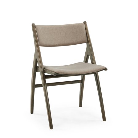 Roots spisebordsstol, Stof - Røget egetræ - 53x55x84 - Stole