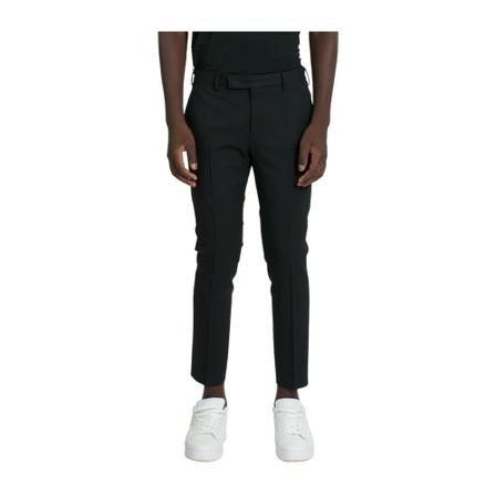 PT Torino Pantalone Edge Wool Piuma Sort, Herre Bukser