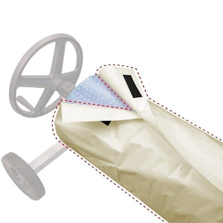 Off White Presenning Poolskydd Rullskydd 490*96cm, Utomhus