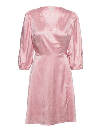 Objaileen 3/4 Sleev Dress A Ss Fair 22 C Kort Kjole Rosa Object