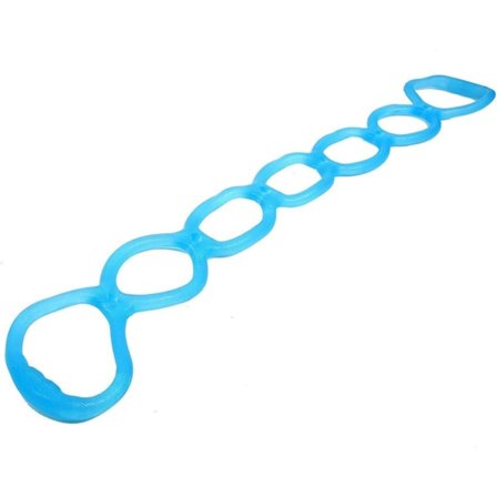 Rings Strækøvelsesbånd, Bærbar Silikon Elastisk Fleksibel Yoga Strækrem Fysioterapi Rehab Bælte, Hjem Træning Blå