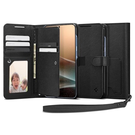 Spigen Samsung Galaxy S25 Plus Fodral Wallet "S" Svart