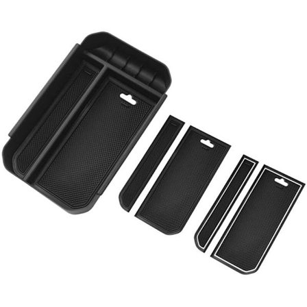 Centerkonsol Organizer för 2020 2021 XU70 Armrest Förvaringsbox Fack med halkfria tillbehör