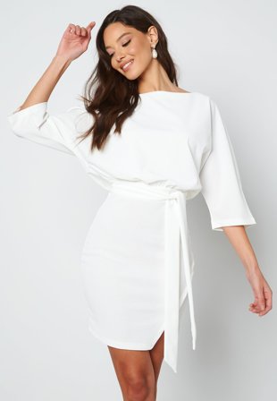 Bubbleroom Occasion - Knot Slit Short Dress - 42