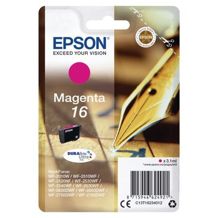EPSON Bläckpatron C13T16234012 Magenta - Lyreco - Toner och bläck - Bläckpatroner - Bläckpatroner Epson