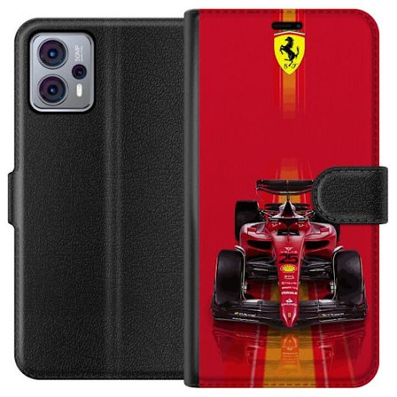 Yhteensopiva Lompakkokotelo Motorola Motorola Moto G23 Ferrari Formula 1 -auto ikonisessa punaisessa muotoilussa urheilullisella tarkkuudella