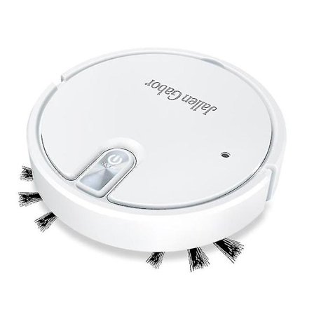 Robotdammsugare 5-i-1 trådlös dammsugare med led atmosfärsljus Tyst dammsugning