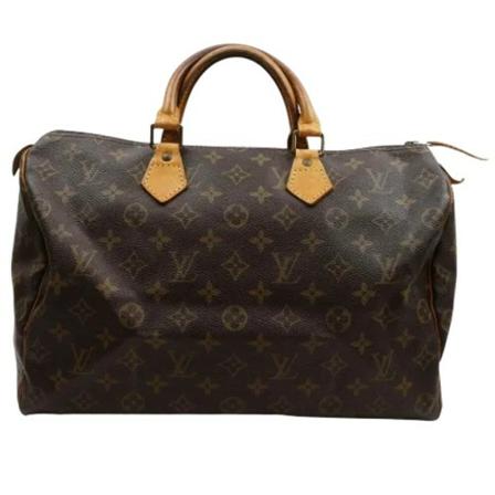 Louis Vuitton Vintage, Pre-owned Canvas louis-vuitton-bags Bruin, Dames, Maat:ONE Size