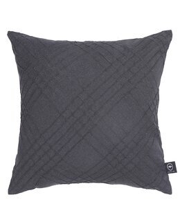 Kuddfodral Botvid återvunnet material Svart/grå - Recycled by Wille