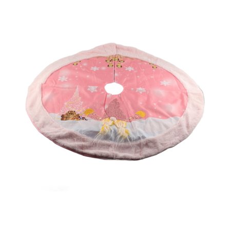 Julgransklänning med julbelysning Rosa Rudolph trädklänning Hem Hotelldekoration