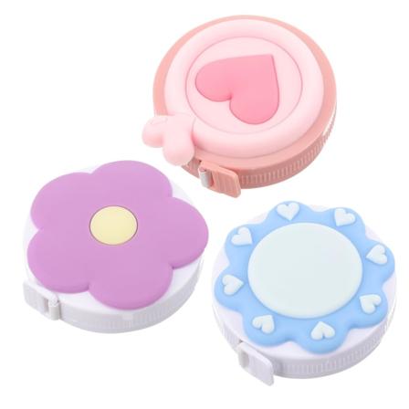 3 kappaletta minityökaluja sisäänvedettävä mittanauha ompeluun Mini Deco