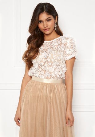 Ida Sjöstedt - Biscotti Top - Ivory - Kläder - - Bubbleroom