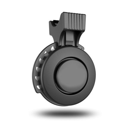 Sähköpyörän torvi Elektroninen polkupyörän kello 120 Db Vedenpitävä 3 Äänitilaa Usb(Musta)