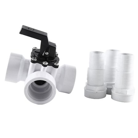 Tre-vejs ventil til swimmingpoolpumpe, tilslutningsslangefitting 4715 til Zodiac støvsugere, slanger, filterpumpe