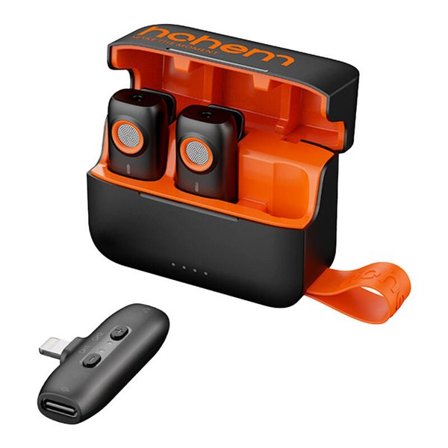 Hohem-mikrofon (2TX + 1RX + opladningsetui)