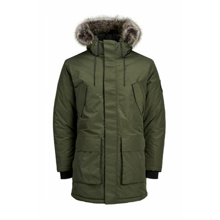 Jack & Jones, Winter Jackets Groen, Heren, Maat:M