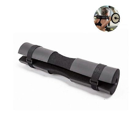 Skivstångsdyna, squatdyna med kardborreknäppning, skivstångsnackdyna, squat- och höftlyftsdyna, tätt bärbar, halkfri för axel, nacke, rygg