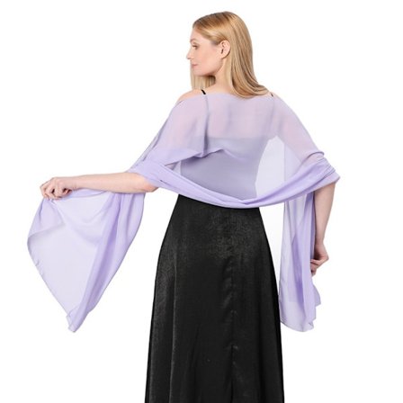 Aftonklänningar Sjal Lady Cape Wraps LJUSLILA LJUSLILA