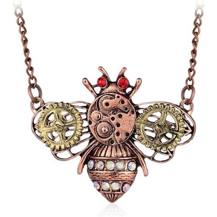 Steampunk-tyylisen hammasrattaan riipuskaulakoru, Punk Vintage Gothic Rakkaus Syd n P ll Perhonen Mehil inen Hy nteinen Ketju Paita Riipuskaulakoru