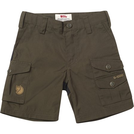 Fjällräven Kids Vidda Shorts 146 - unisex - Dark Olive - Bukser