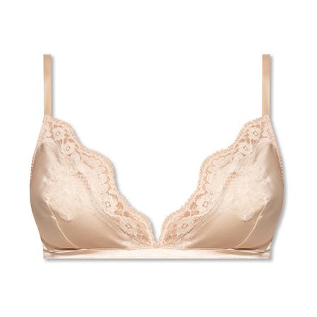 Dolce & Gabbana Satin bra , Beige , Dames , Maat: S Lingerie Sets
