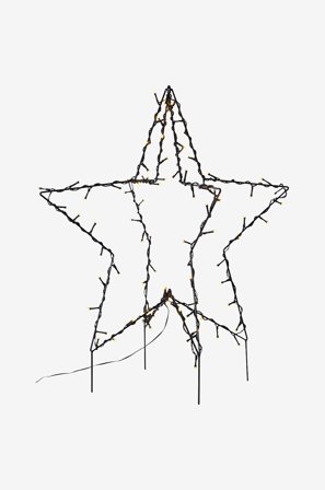 Jotex - Utendørsdekor Foldy 55 cm Svart - Kjøp Dekorativ julebelysning hos Jotex