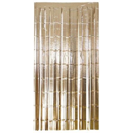 Party Draperi Matt Guld 200x100 cm