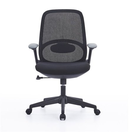 Korkeussäädettävä työtuoli - Musta